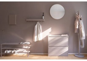 Svetlohnedý nástenný oceľový háčik Tuba – Spinder Design