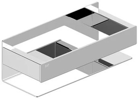 Polička SAT Vision chróm SATDVIPOLCH, 1 ks