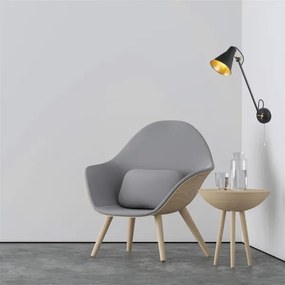 Searchlight 6302BK - Nástenná lampička STAB 1xE27/10W/230V