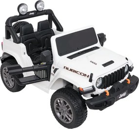 Elektrické autíčko Jeep Wrangler Rubicon LIFT biele