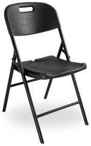 Skládací cateringová židle WOODLAN černá