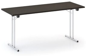 Skladací konferenčný stôl FOLDING, 1600 x 800 mm, wenge