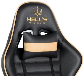 Hells Herná stolička Hell's Chair HC-1003 Plus Gold