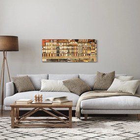Obraz - Nábrežná štvrť, Portugalsko (120x50 cm)