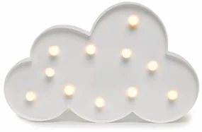 LED detská lampička OBLÁČIK, 29,5 cm
