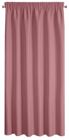 KRÁTKY ZÁVES NA PÁSKE RITA 140X175 CM TMAVORUŽOVÁ