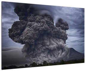 Obraz - Sopečná erupcia (90x60 cm)