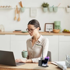 Rabalux 74232 - LED Stmievateľná stolná lampa CERIE LED/4W/5V čierna