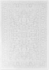 Kusový koberec Duet Kona 106249 White/Gray - na von aj na doma, 160x230, šedá, chodba / predsieň, NORTHRUGS