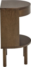 Nočný stolík v dekore duba v tmavoprírodnej farbe Paron – Actona