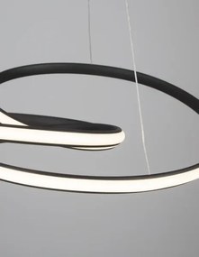 LED luster Menton 52 čierne