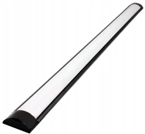 BERGE LED panel - 8W - 30cm - ČIERNA - studená biela