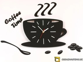 Moderné nástenné hodiny White Satin Cup