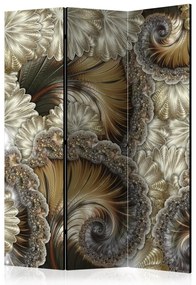 Artgeist Paraván - Golden hand-held fans [Room Dividers]