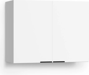 Blumfeldt WoodVista vysoká skrinka, Soft-Close, hliníkové rukoväte, udržateľné materiály