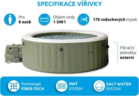 Intex | Vírivý bazén Pure Spa Bubble HWS 8 NP | 11400293