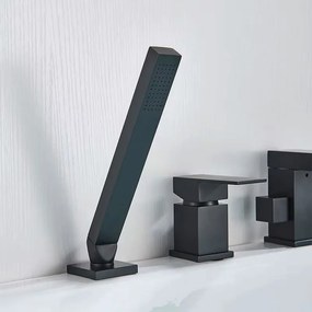 Rea Glen - vaňová batéria 3-otvorová, čierna, REA-B6630