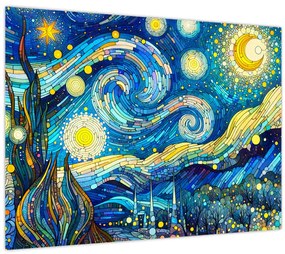 Obraz – Mozaika hviezdnej noci (70x50 cm)