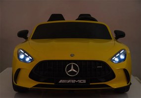 LEAN CARS Elektrické autíčko Mercedes GT63 AMG DK-GT63 24V LCD žlté