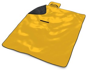 Sablio Plážová deka Žltooranžová: 200x140 cm