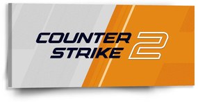 Sablio Obraz Counter Strike 2 Oranžová - 110x50 cm