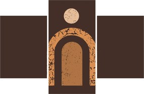 Obraz - Oranžové oblúky N⁰3 (90x60 cm)