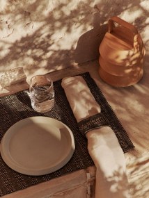 Ferm Living Kameninový tanier Erena Cream Ø 22 cm