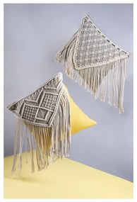Textilný dekoračný vankúš 45x45 cm Macrame – VDE Tivoli 1996