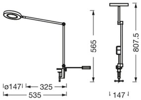 Ledvance - LED Stmievateľná lampa s klipom SUN@HOME LED/15W/230V CRI 95 Wi-Fi