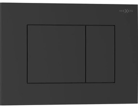 Mexen Tex 02, tlačidlo na splachovanie, čierna matná, 6102-02