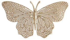 Kovová nástenná dekorácia 41x23 cm Butterfly – Light &amp; Living