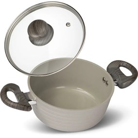Lamart LT1266 kastról s pokrievkou Stripe, pr. 18 cm