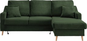 XXXLutz ROHOVÁ SEDAČKA, textil, tmavozelená P & B - Sedačky - 002310004965