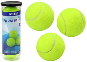 LEAN TOYS Tenisové loptičky – žltá, 3 kusy