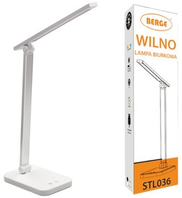 BERGE Stolná LED lampa 5W WILNO biela