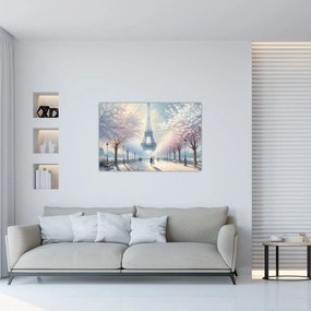 Obraz - Maľba z Paríža (90x60 cm)