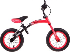 Ramiz Detské odrážadlo Boomerang SporTrike červené nácvik jazdy + variabilný rám