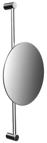 Emco Cosmetic mirrors Pure - Nástenné okrúhle holiace a kozmetické zrkadlo, Ø 202 mm, 3 násobné zväčšovanie, chróm 109400114