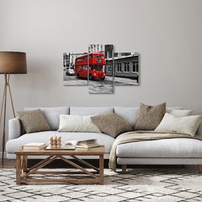 Obraz -Londýn s autobusom (90x60 cm)