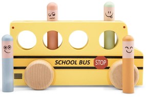 Pop-up - vyskakovacie kolíčky - školský autobus