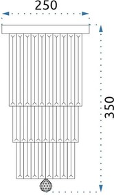 Toolight - Stropné svietidlo 3xG9 25W APP787-3C, chrómová, OSW-05038