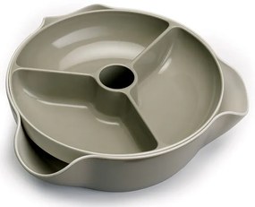 Dvojdielna servírovacia misa JOSEPH JOSEPH Double Dish ™ Large, sivá