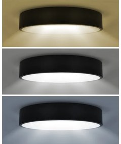 Brilagi - LED Stropné svietidlo POOL LED/48W/230V 3000/4500/6000K pr. 40 cm čierna