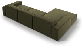 Micadoni Jodie rohová sedačka - Biela, Ľavá