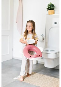 Tmavoružové detské WC sedadlo Dusty pink – Kindsgut
