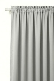 Záves na krúžkoch HOLD strieborný 140x250 cm