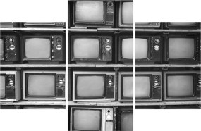 Obraz - Retro televízie (90x60 cm)
