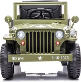 LEAN CARS JH-103 Olivovozelené auto na batérie 4x4