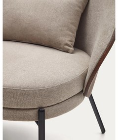 Svetlohnedé kreslo Eamy – Kave Home