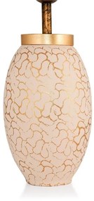 Stolná lampa 1xE27/40W/230V béžová/zlatá